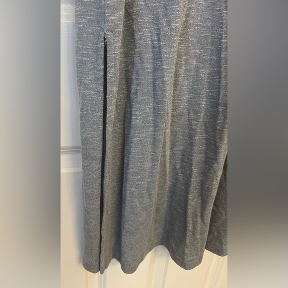 Paige Gray V Neck Sleeveless Tank Dress with side Slits Size Large - Picture 3 of 10